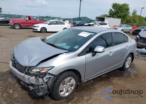 2013 Honda Civic Lx from USA, damaged, VIN 19XFB2F56DE078458